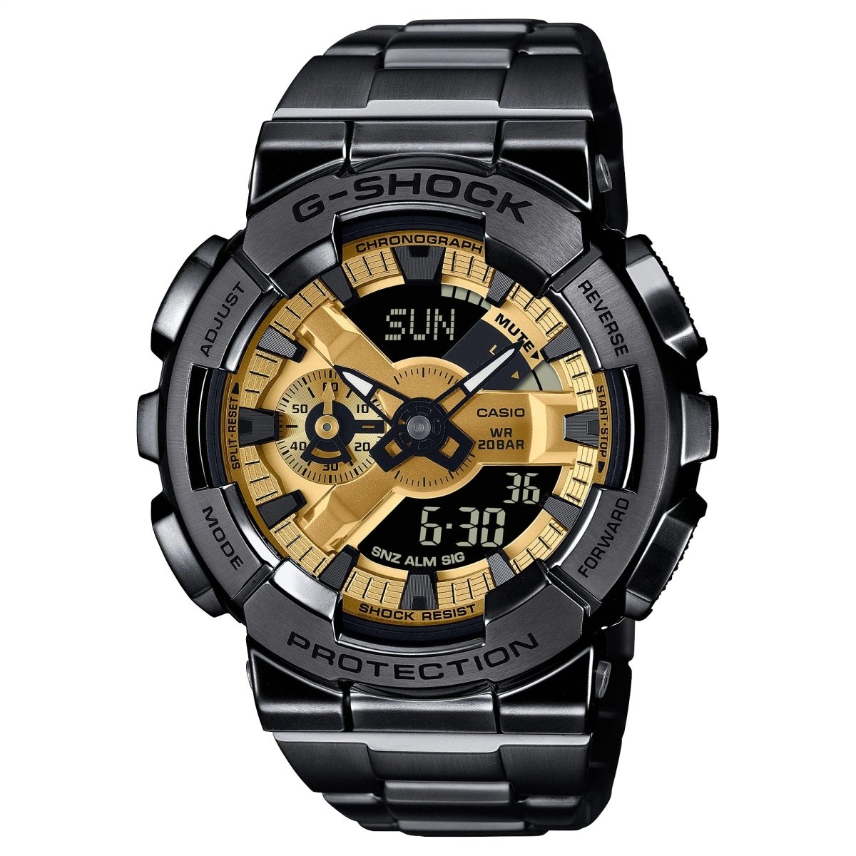 G Shock GM110BD-1A9 withg Metal Strap