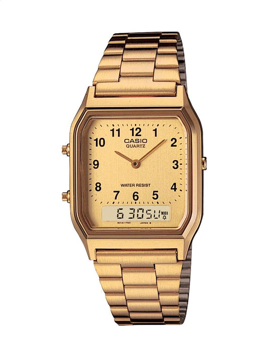 Casio Gold Vintage Digital Watch - AQ230GA-9B