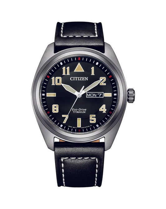 Citizen Gents Titanium Eco Drive with Strap WR100 BM8560-29E