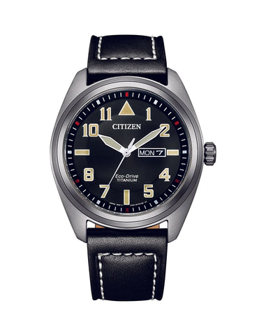 Citizen Gents Titanium Eco Drive with Strap WR100 BM8560-29E