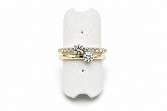 9ct Gold Lab Diamond Dress Ring RG35448L