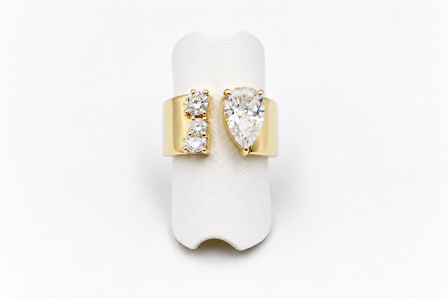 9ct Gold Bold Lab Diamond Ring SJAURG4722L