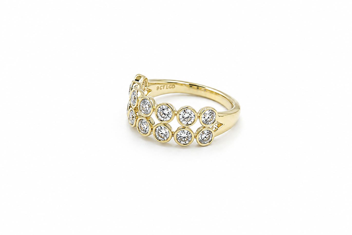 9ct Gold Lab Diamond Dress Ring AURG4661L