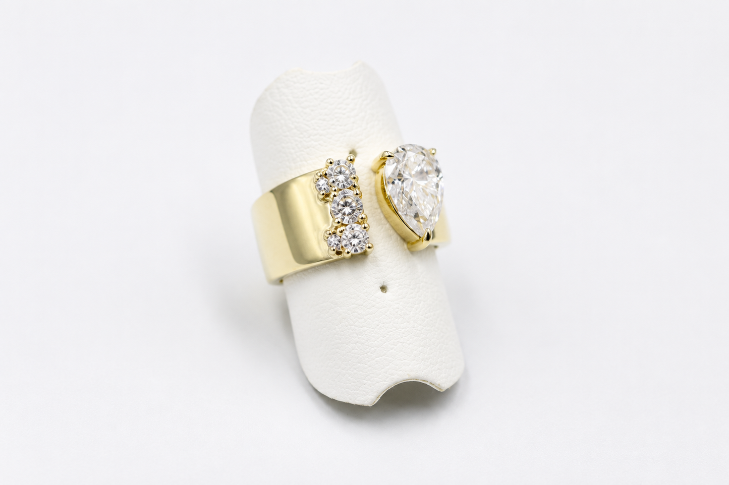 9ct Gold Bold Lab Diamond Ring SJAURG4722L