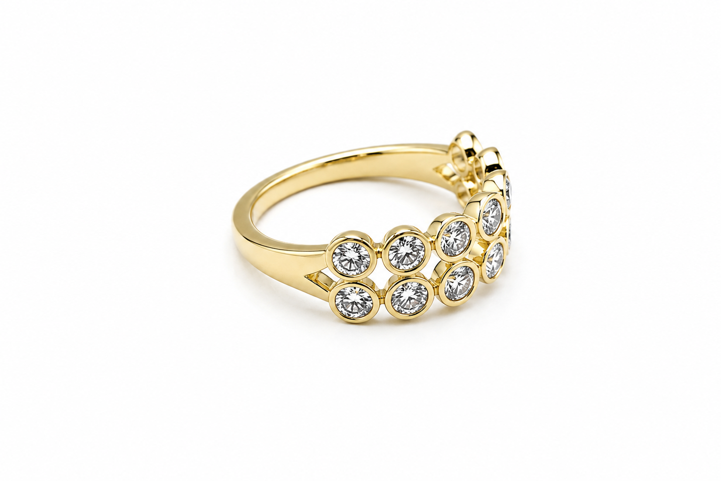 9ct Gold Lab Diamond Dress Ring AURG4661L