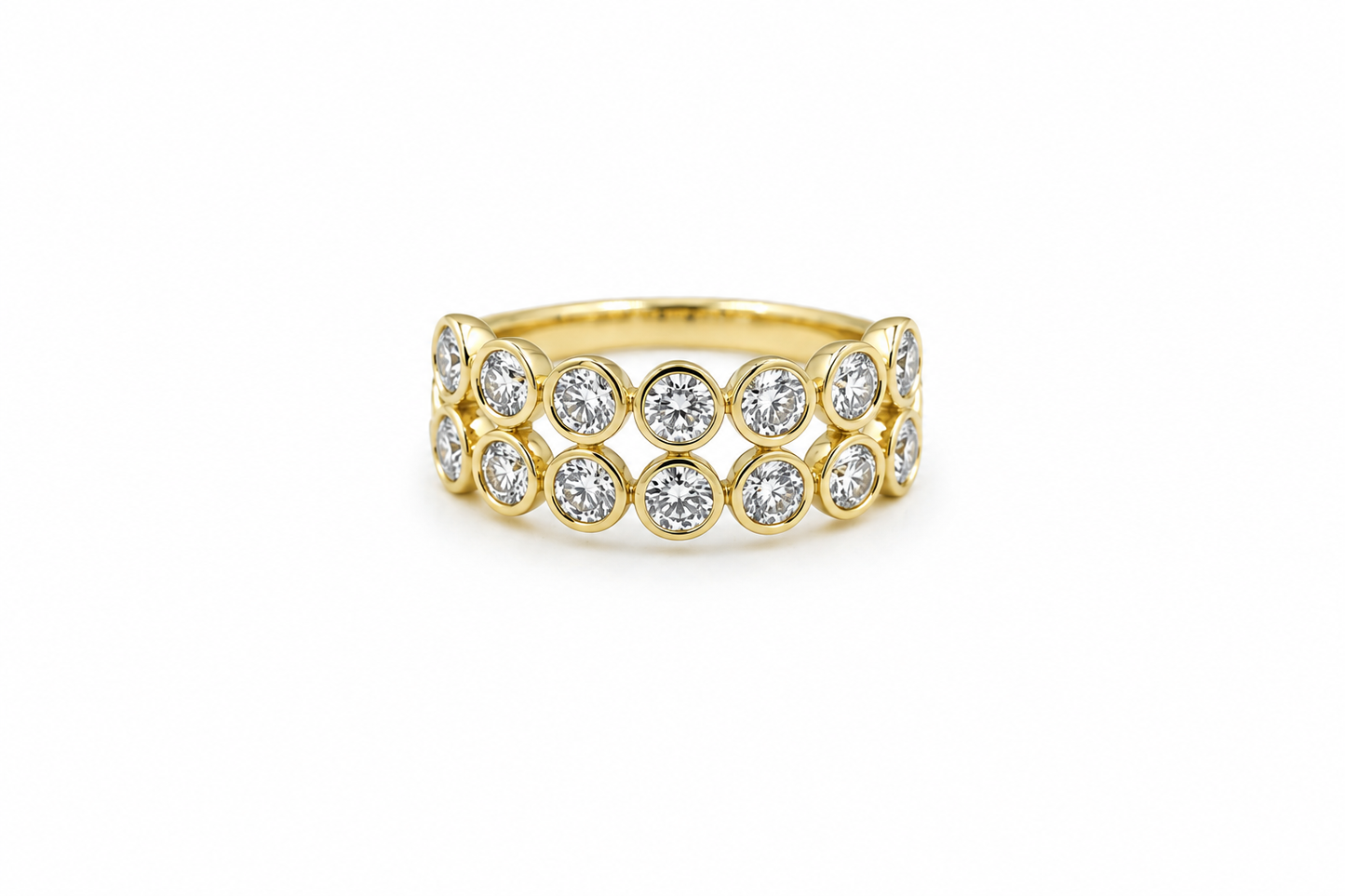 9ct Gold Lab Diamond Dress Ring AURG4661L
