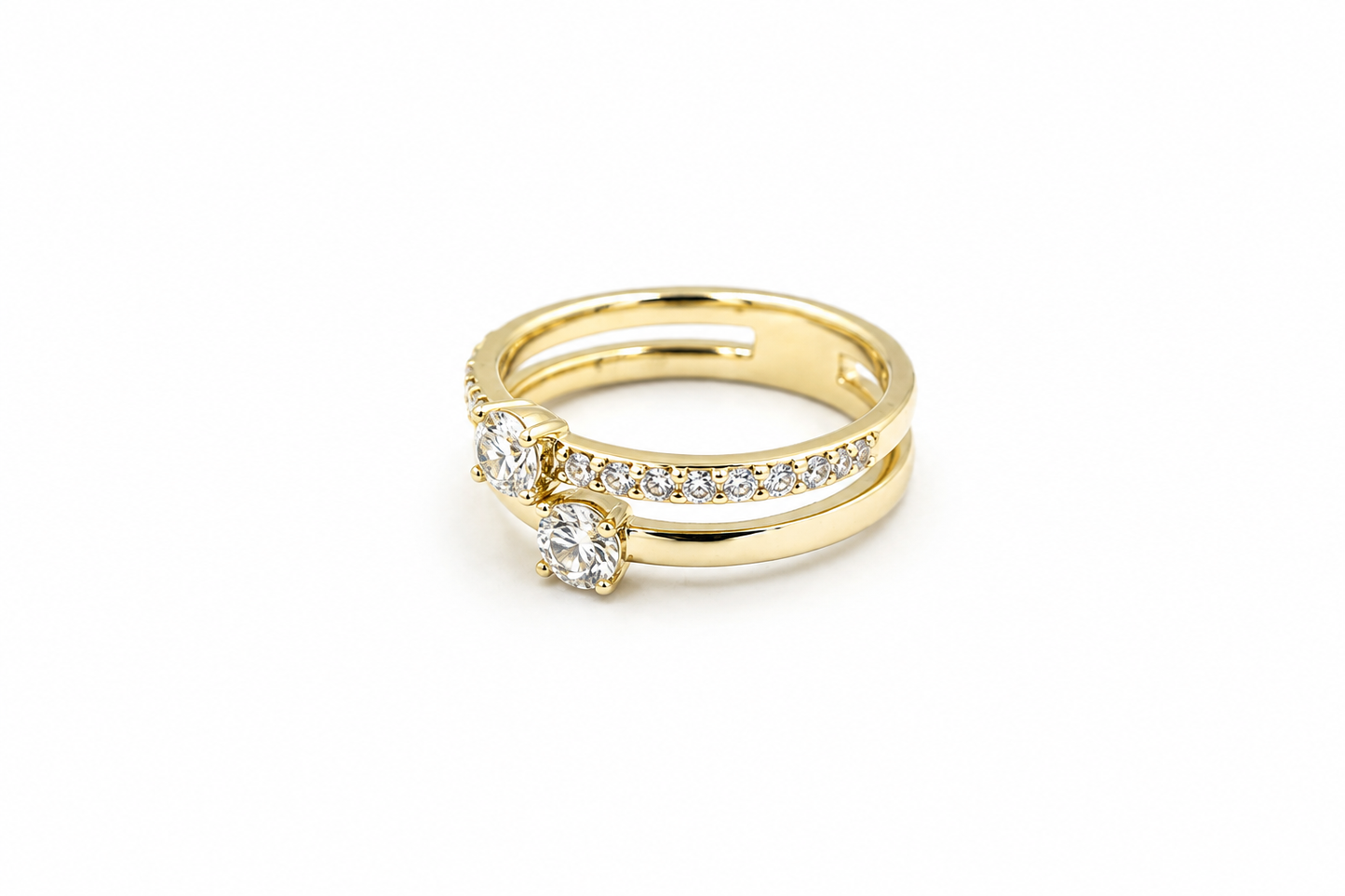 9ct Gold Lab Diamond Dress Ring RG35448L