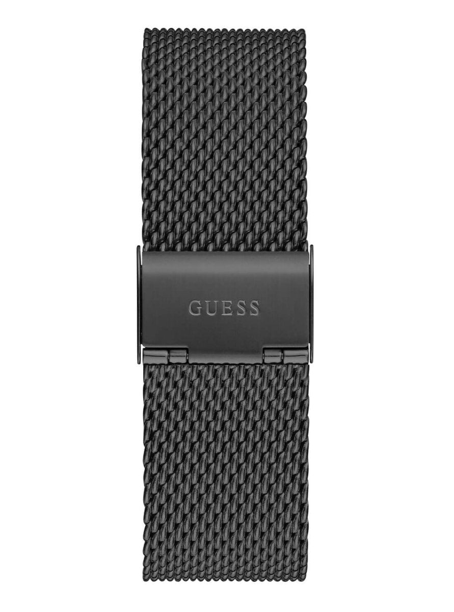 Guess Reputation Black Logo Mesh Watch GW0710g3