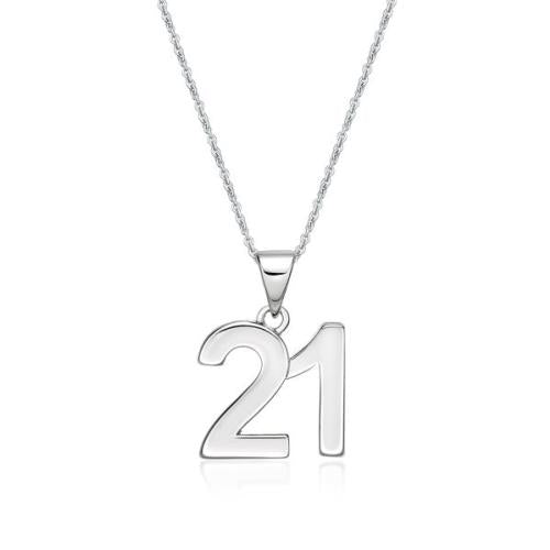 Stg Silver Solid  21 in roman font