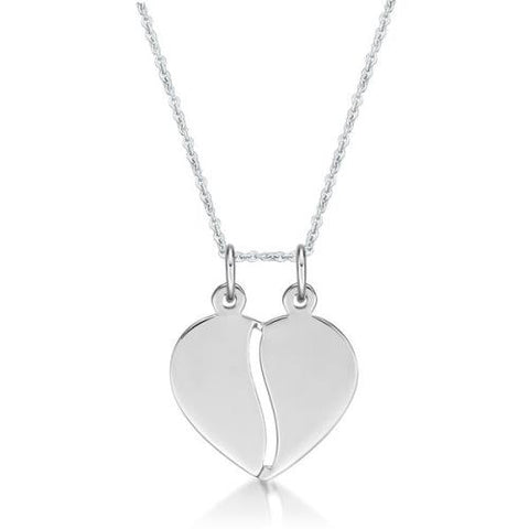 Stg silver Share a Heart pendent