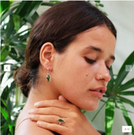 New Zealand Greenstone Pinnacle Earrings AUT20E3