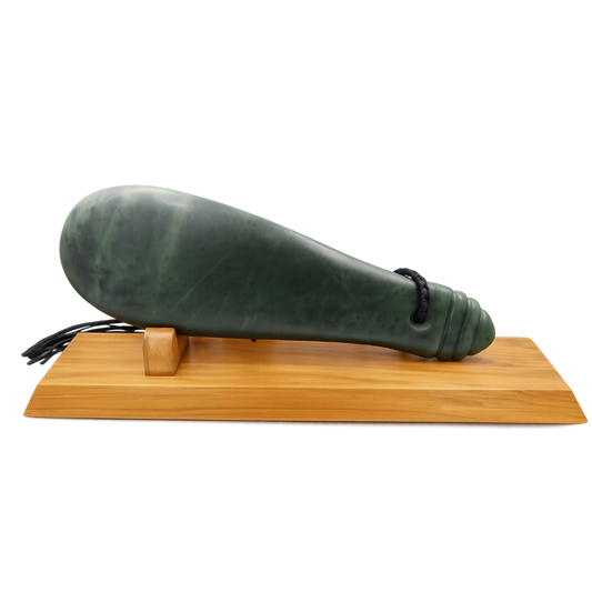 New Zealand Greenstone Mere 275 mm with Base - WGNZOMERE27