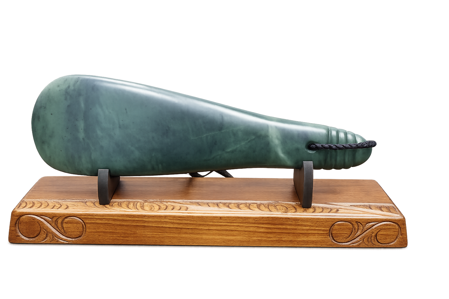New Zealand Greenstone Mere 345mm or 34.5cm with Base