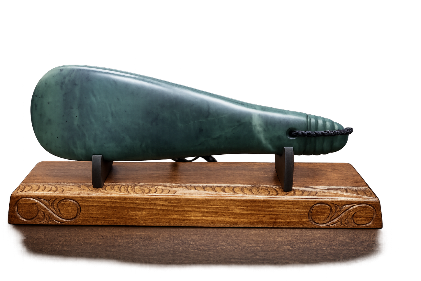 New Zealand Greenstone Mere 345mm or 34.5cm with Base