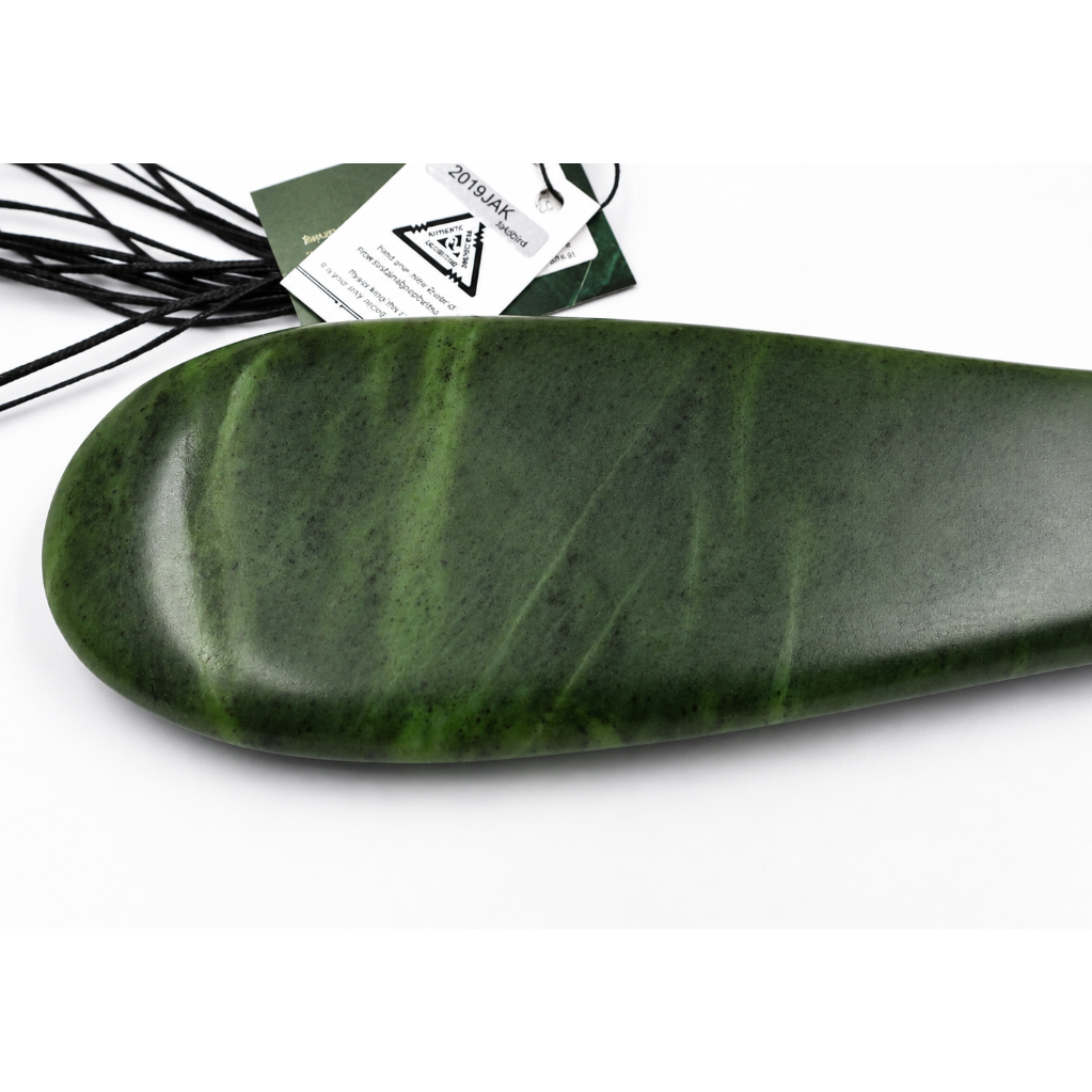 New Zealand Greenstone Mere 275 mm with Base - WGNZOMERE27