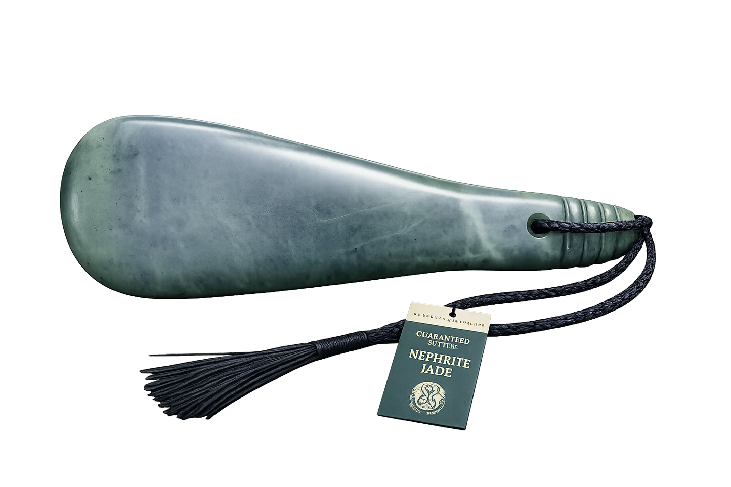 New Zealand Greenstone Mere 345mm or 34.5cm with Base