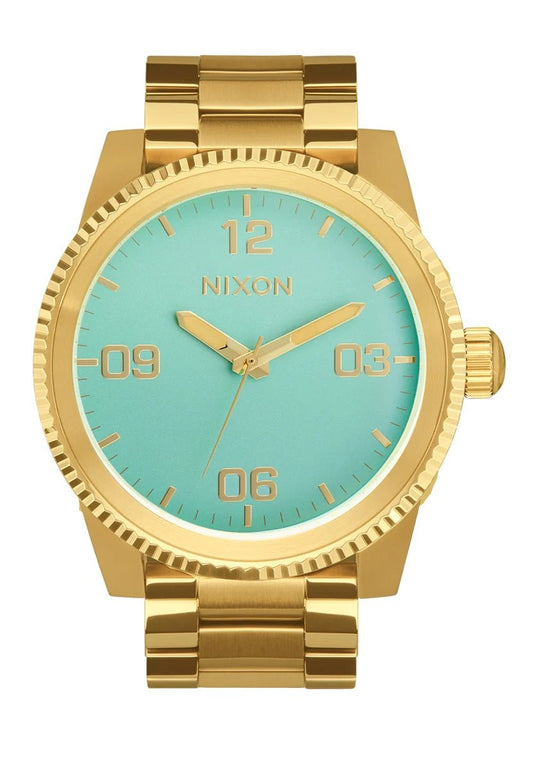 Nixon Gold/Turquoise Corporal Stainless Steel Watch - A346-5345-00