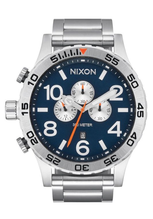 Nixon Men's 51-30 Chrono Silver/Midnight Watch - A1389-5210-00