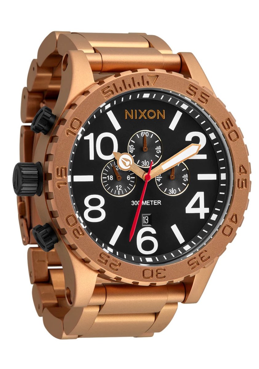 Nixon 51-30 Chrono Bronze Watch - A1389-5145-00