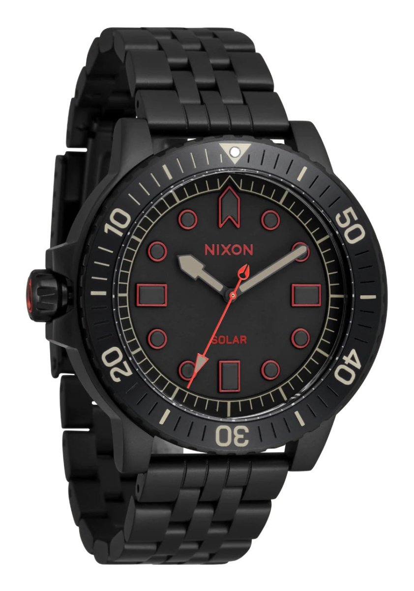 Nixon Stinger 44 Solar All Black Watch - A1402-1256-00