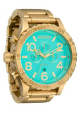 Nixon Men's All Gold 51-30 Chrono Watch - A1389-5345-00
