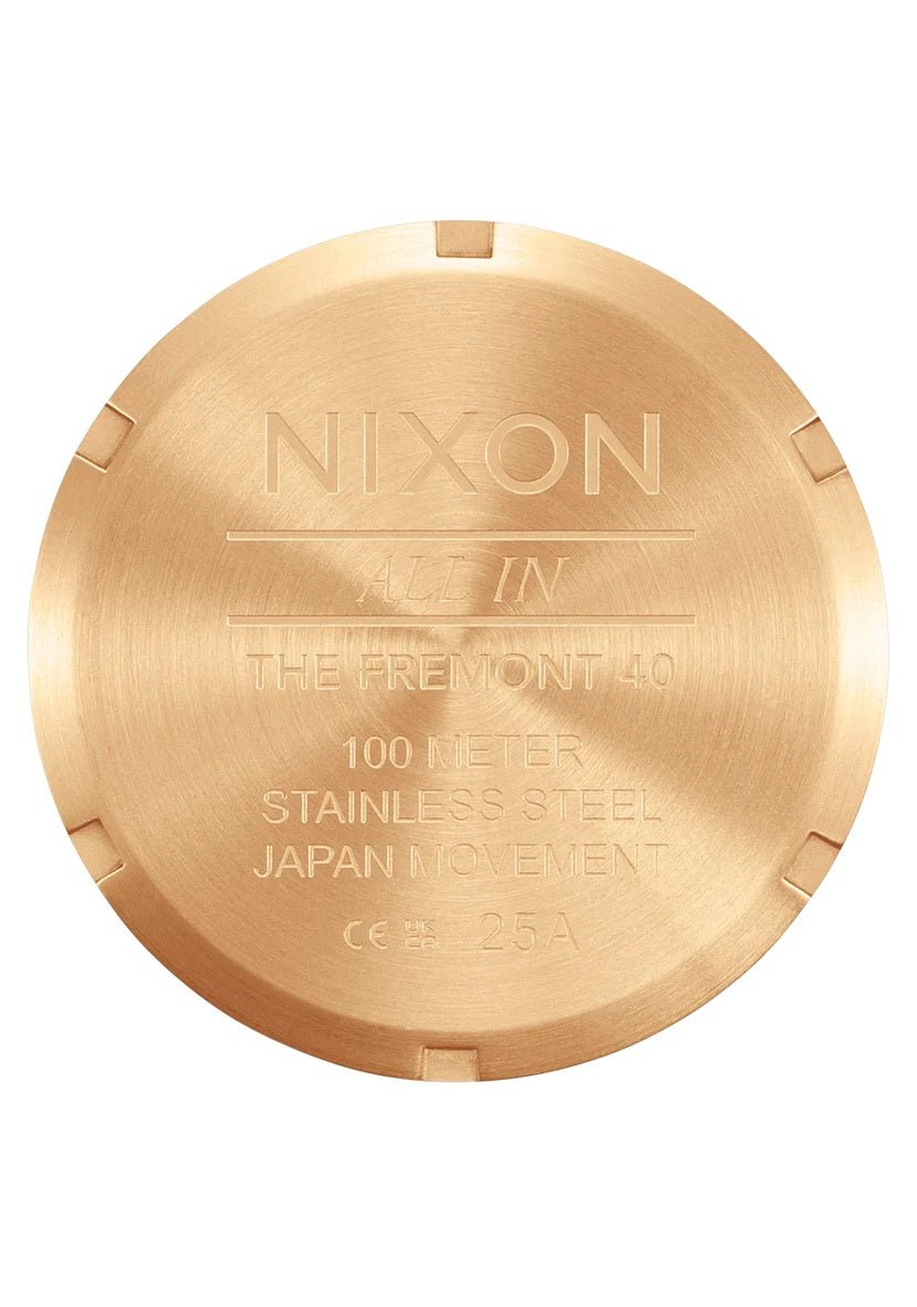 Nixon Freemont 40 Gold Black Watch - 1444-512-00