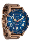 Nixon Men's 51-30 Chrono Desert Gold / Arles Blue - A1389-5301-00