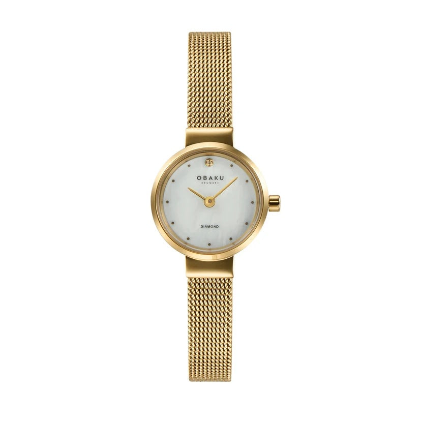 Obaku Ladies Blink Gold V313LXGWMG