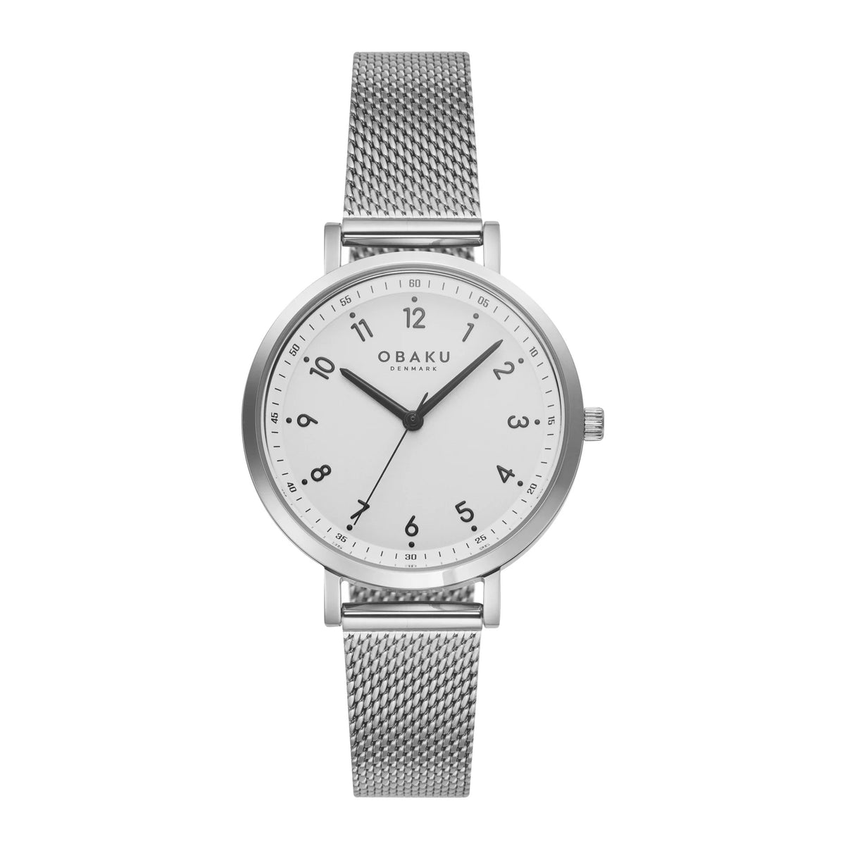 OBAKU Dugfrisk Mesh White DIAL V325LXCWMC