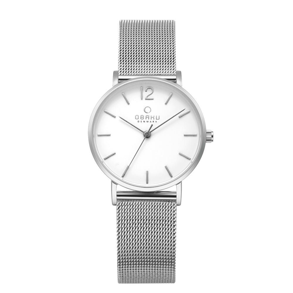 Obaku Mark Lille Steel Ladies Watch V197LXCWMC