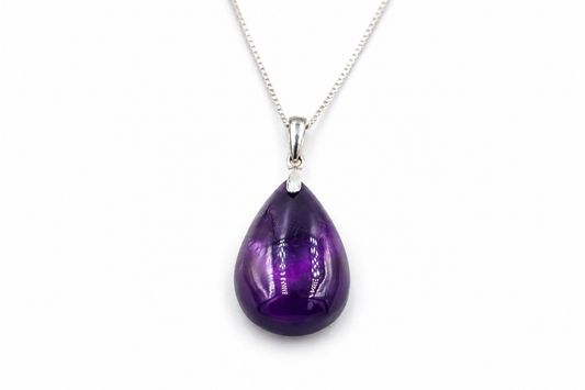 Stg silver Amethyst Pendent SYP775