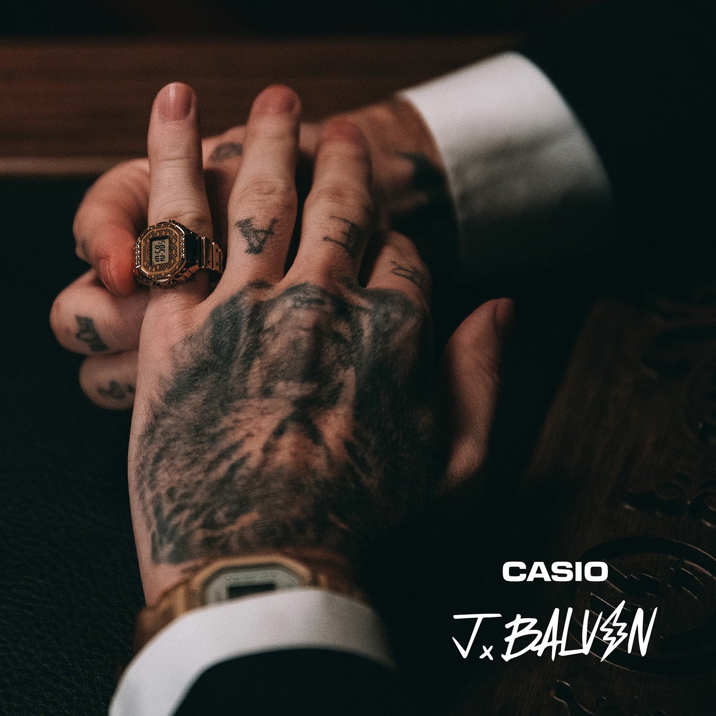 Casio Ring Watch collaboration with J Balvinwatch CRW-001JB-9