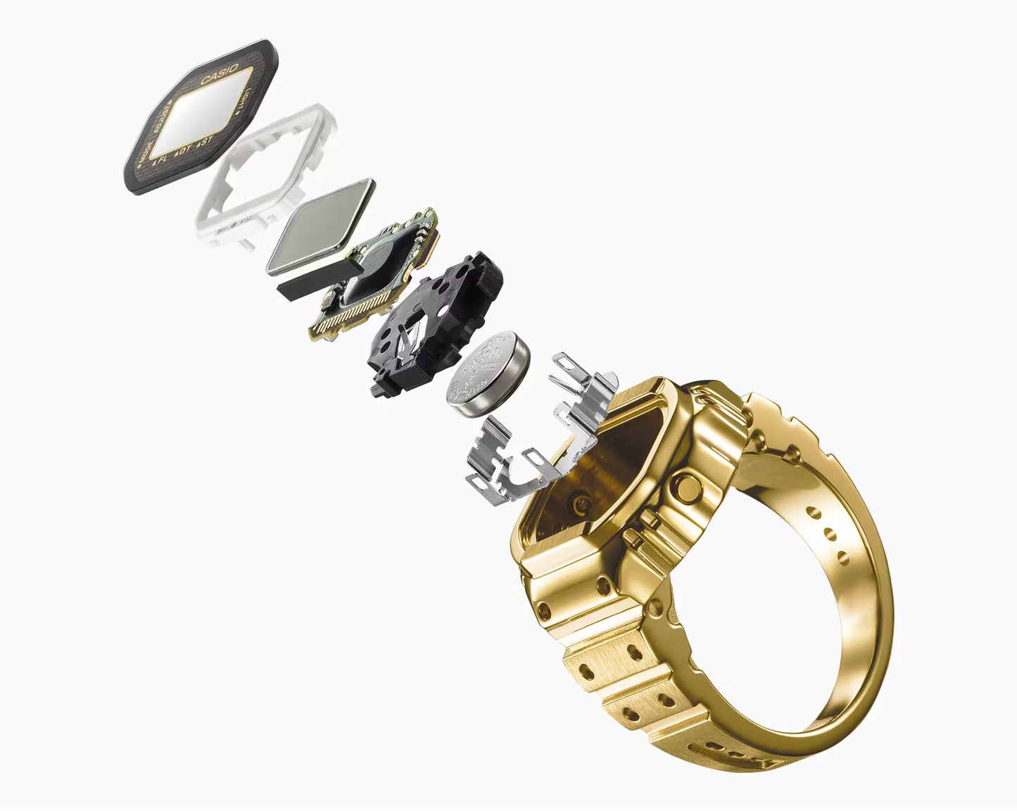 Casio Ring Watch collaboration with J Balvinwatch CRW-001JB-9