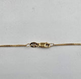 9ct Gold Solid Curb Link Chain 50cms