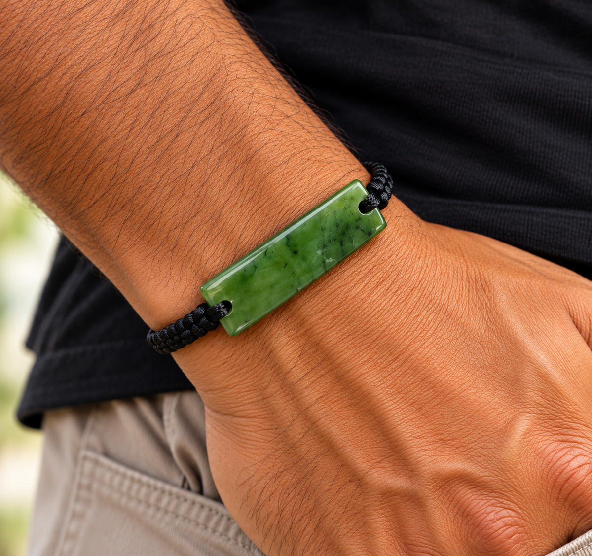 New Zealand Greenstone Bracelet