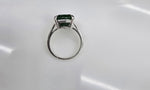 Stg Silver Ring with Greenstone SYR8091