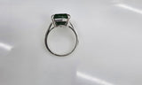 Stg Silver Ring with Greenstone SYR8091