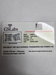 14kt Gold Lab Grown Princess cut Diamond Stud Earrings TDW 2ct