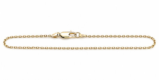 9ct Gold Oval Belcher Bracelet