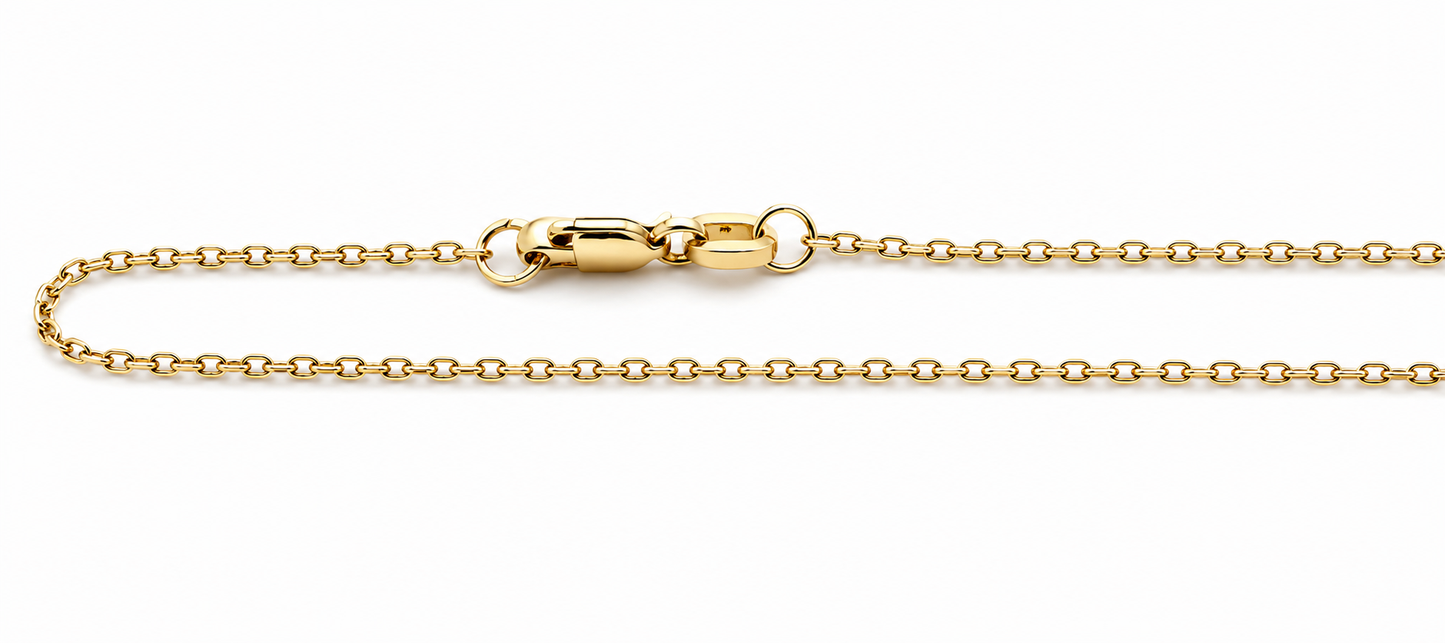 9ct Gold Oval Belcher Bracelet