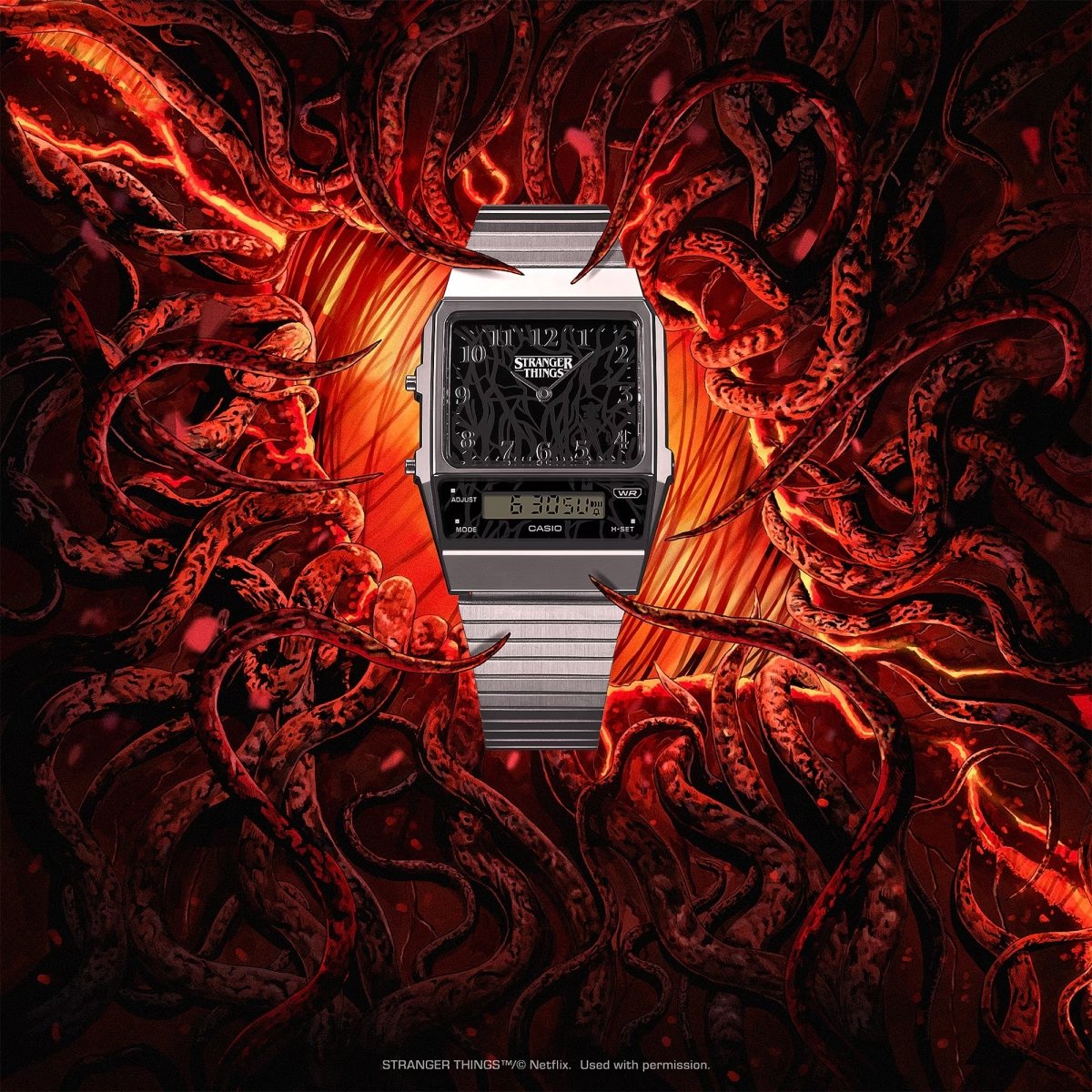 Casio STRANGER THINGS COLLABORATION AQ-800EST-1A