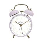 Olympic Twin Bells Alarm Clock - Purple