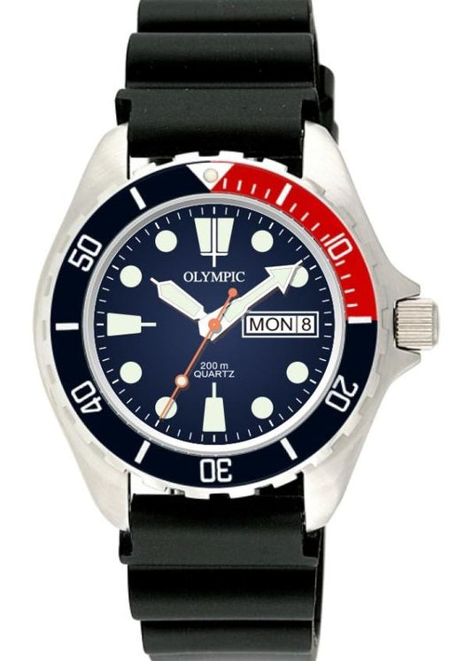 Olympic Men's Blue Dial Divers Watch - 2747