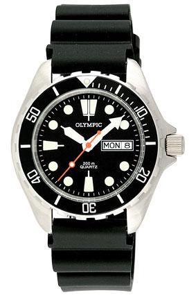 Olympic Men's Black Dial Divers Watch - 2741