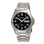 Olympic Men's Black Dial Full figure Workwatch -  28566S