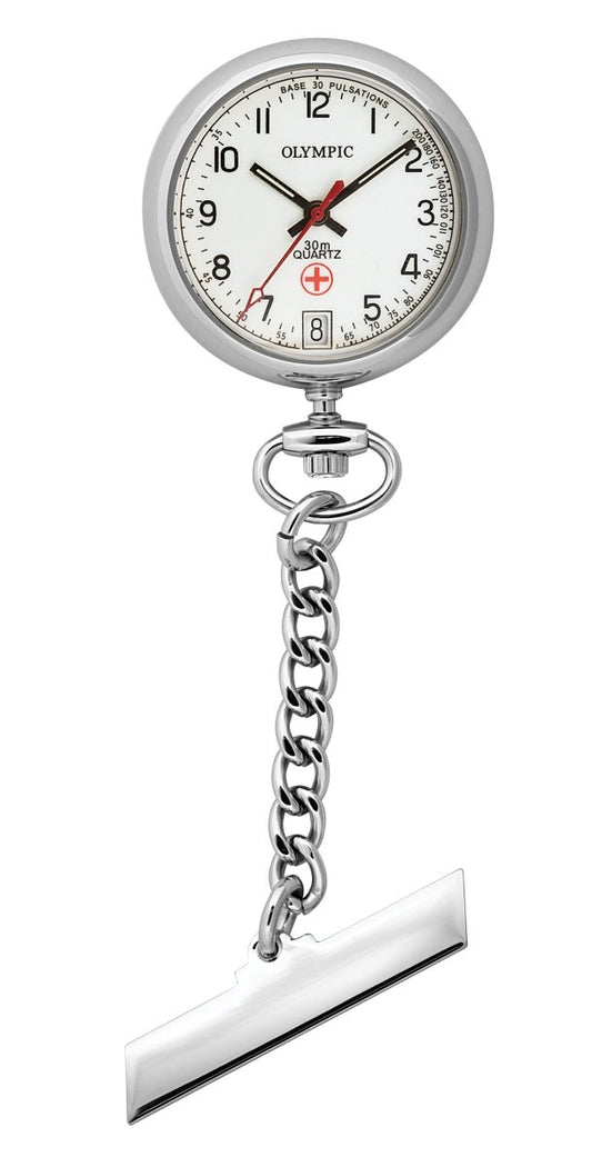 Olympic Silver Nurses Watch - 78005