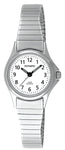 Olympic Ladies Silver Expanding Band Watch - 78012
