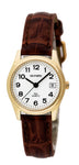 OLYMPIC LADIES LEATHER - GOLD - BROWN 83032