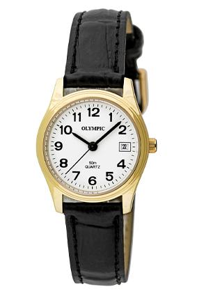 OLYMPIC LADIES LEATHER - steel- black 83033