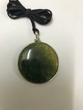 New Zealand handmade Greenstone pendent by Lindsay Mackenzie
